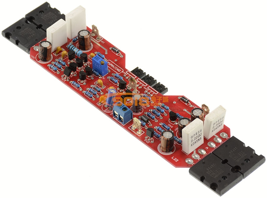 L12高保真發燒功放成品板120W（原裝東芝A1943/C5200功放對管）