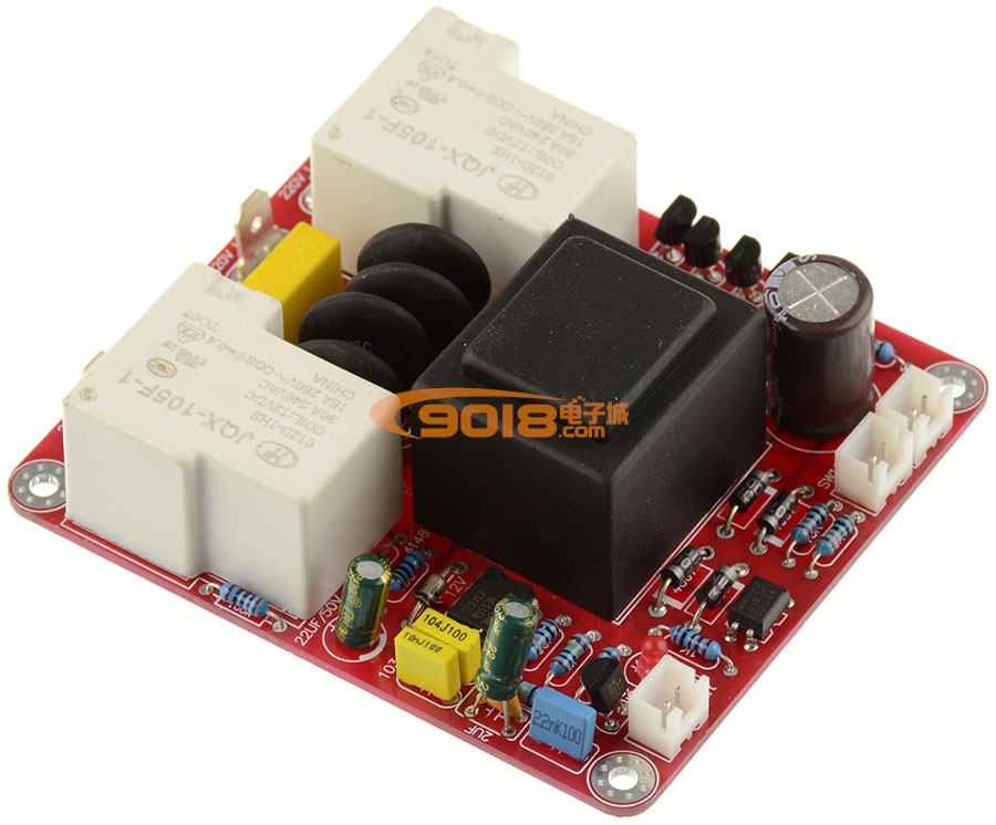 甲類延時軟啟動溫度保護板（帶開關功能）