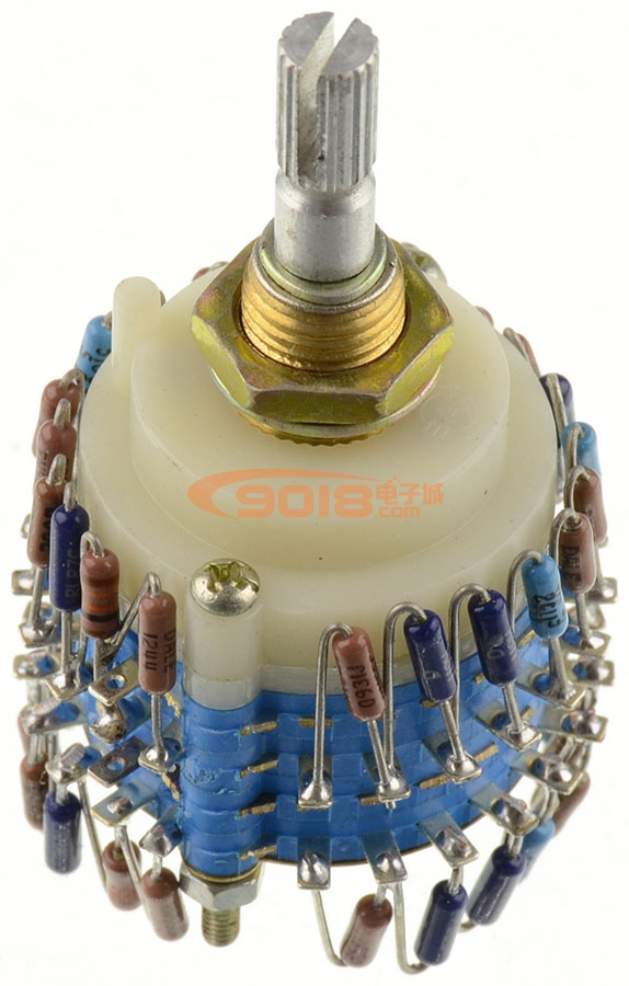 全密封鍍銀觸點23檔步雙聯(lián)雙聲道步進式電位器（DALE電阻）