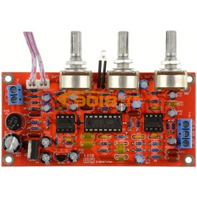 卡拉OK板 話放音效板PT2399 NE5532前級麥克風信號放大板 成品板