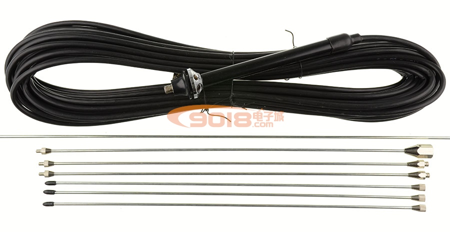 GP-1型15W專業FM調頻發射天線 1/4波長傘形GP鞭狀天線（帶15米饋線）