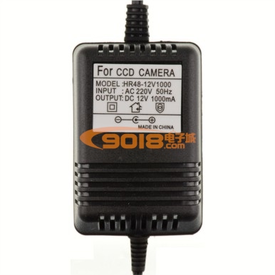 雙線DC12V/1000mA=1A穩壓直流電源適配器 線性變壓器 For CCD CAMERA HR48-12V1000