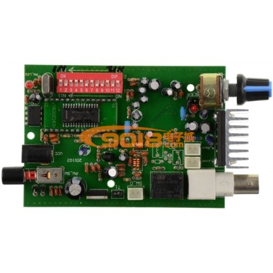 60W高穩定高保真鎖相環調頻接收板 FM定頻收音板功放板 帶靜噪+立體聲輸出