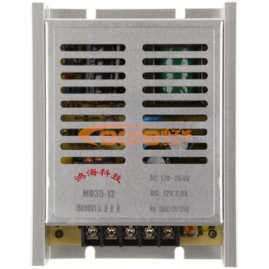 直流穩壓開關電源MD35-12 DC12V/3.0A=3000mA