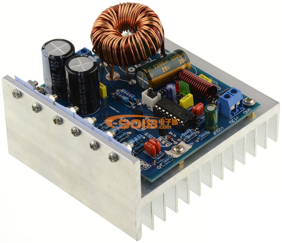 180W開關電源板散熱器 鋁散熱片（100*49*90MM）