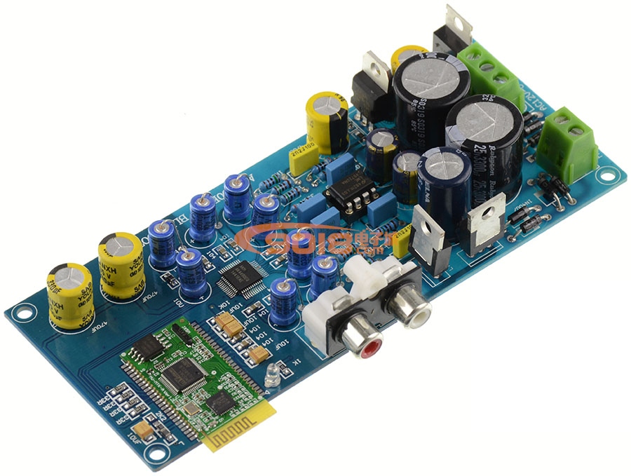 AK4490+LME49720高保真藍牙4.0 I2S發燒級解碼板（雙電源）帶AUX線路輸入