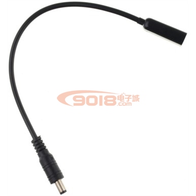 DC5.5/2.1公頭插頭轉(zhuǎn)USB母座 USB電源母頭