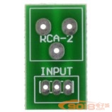 密封型2位RCA蓮花座轉(zhuǎn)XH2.54mm 3P插座 轉(zhuǎn)接板/PCB板