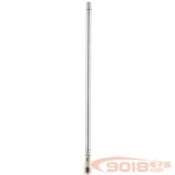 20CM～1.12米拉桿天線 SMA-J公頭 螺母 67-375MHz 路由器/對講機/FM收音機調頻發射/接收天線