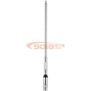 1.2米拉桿天線BNC/Q9頭接口 65-470MHz 對(duì)講機(jī)/FM收音機(jī)調(diào)頻發(fā)射/接收天線