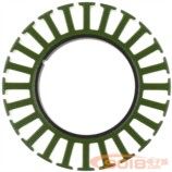 6110航模無刷電機(jī) 直流盤式外轉(zhuǎn)式馬達(dá)矽硅鋼片定子鐵芯 61.5*10mm 24槽 防水型