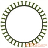 10010大直徑直流無刷電機(jī) 盤式外轉(zhuǎn)式發(fā)電機(jī)定子矽硅鋼片鐵芯 100*10mm 36槽防水