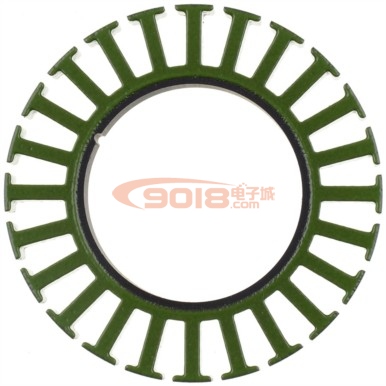 6115航模無刷電機 直流盤式外轉式馬達矽硅鋼片定子鐵芯 61.5*15mm 24槽 防水型