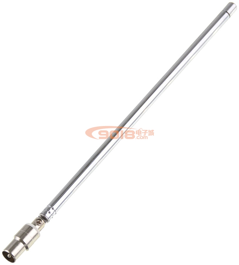 20CM～1.12米拉桿天線 TV公頭 螺母 67-375MHz 無線電視/FM收音機調頻發射/接收天線