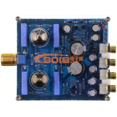 6J1 電子管裸奔板 膽味前級(jí)放大 成品板 仿X10-D電路