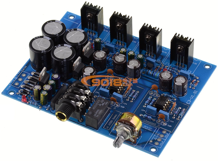 E3發燒甲類便攜式耳放板 耳機放大板