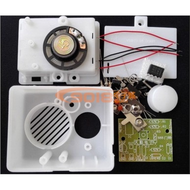 NE555叮咚聲門鈴電路板散件/電子制作套件 數字集成電路應用教學