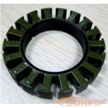 普通版6010無刷電機(jī) 盤式直流永磁外轉(zhuǎn)式馬達(dá)矽硅鋼片定子鐵芯6010 60*10mm 18槽 防水型