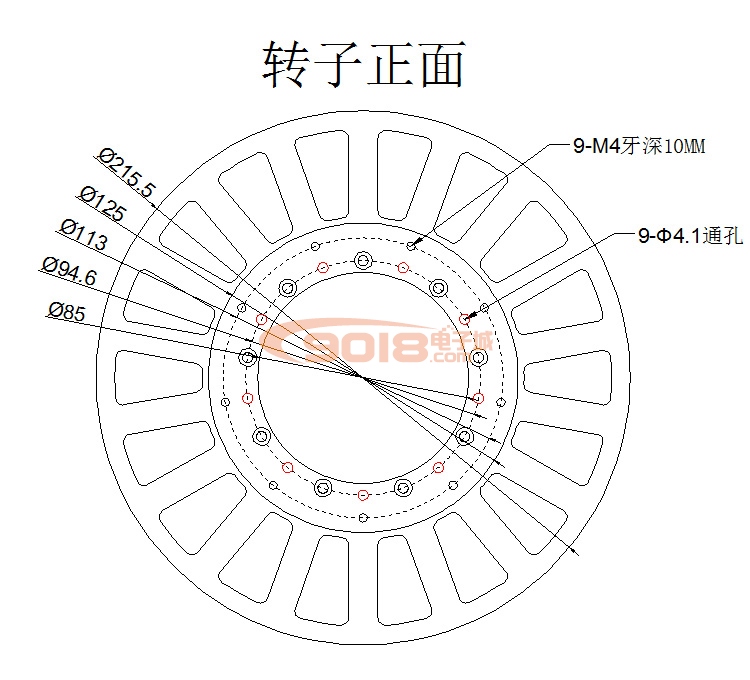 昊極600W大型永磁直流無刷電機(jī) 超低速大扭矩馬達(dá) 盤式超薄扁平 多極 有感帶霍爾