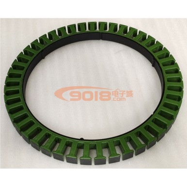 16610特大直徑直流無刷電機(jī)盤式外轉(zhuǎn)式發(fā)電機(jī)定子矽硅鋼片鐵芯166*10mm 45槽防水型