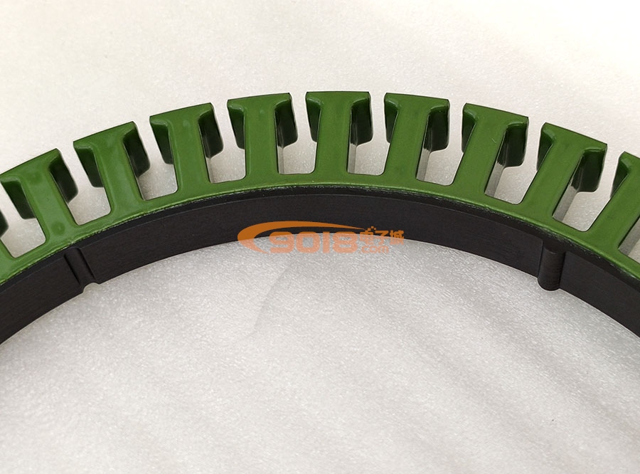 16610特大直徑直流無刷電機(jī)盤式外轉(zhuǎn)式發(fā)電機(jī)定子矽硅鋼片鐵芯166*10mm 45槽防水型