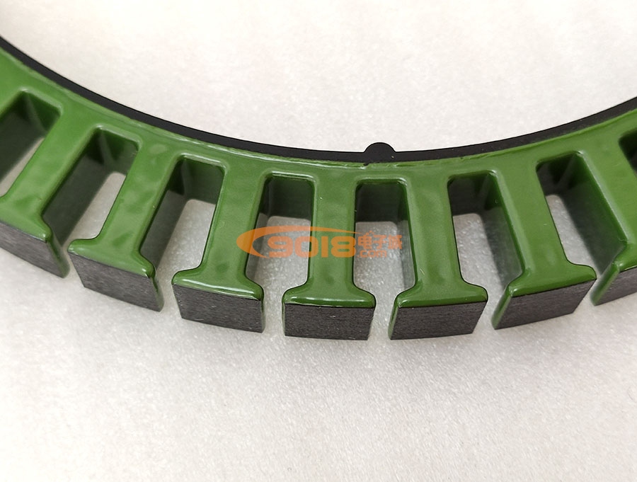 16610特大直徑直流無刷電機(jī)盤式外轉(zhuǎn)式發(fā)電機(jī)定子矽硅鋼片鐵芯166*10mm 45槽防水型