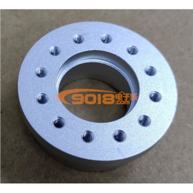 6802軸承座 雙軸承座 鋁合金 圓形法蘭 帶擋邊支架支承座