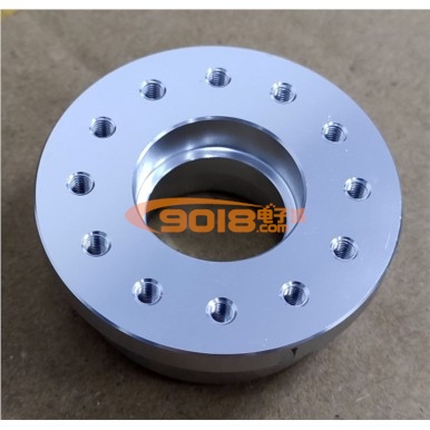 608軸承座 雙軸承座 鋁合金 圓形法蘭 帶擋邊支架支承座