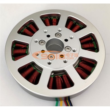 昊極9910/2Nm空心軸馬達 盤式扁平直流永磁三相無刷電機