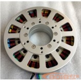 昊極12410/3.3Nm空心軸永磁直流無刷電機馬達 低速力矩型 盤式超薄扁平 多極 有感帶霍爾