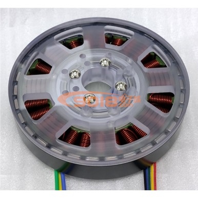 昊極300W空心軸盤(pán)式27N30P永磁三相直流無(wú)刷電機(jī)/馬達(dá) 有感帶霍爾