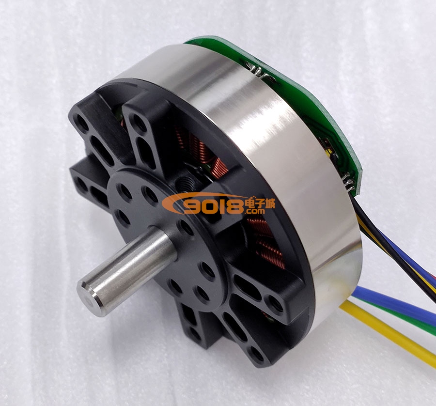 昊極5310/90W直流無刷電機 三相永磁盤式外轉(zhuǎn)子馬達(dá) 有感有霍爾