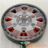 昊極8110/300W空心軸馬達 盤式扁平直流永磁三相無刷電機 塑料版