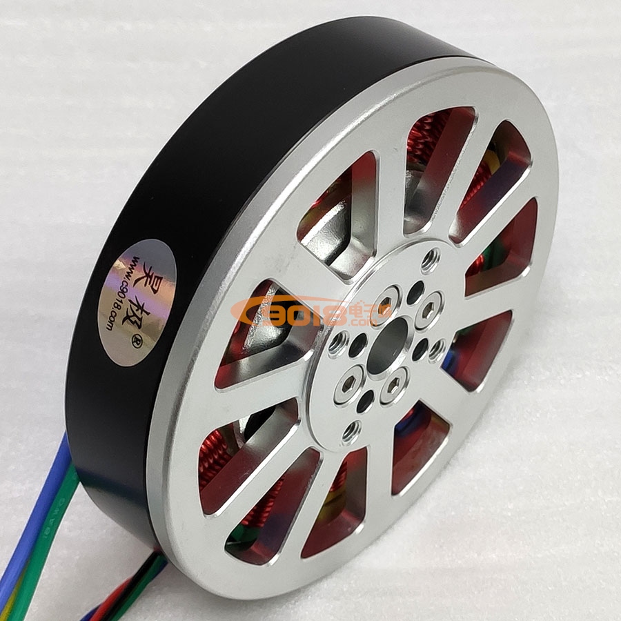 昊極8110/300W空心軸馬達 盤式扁平直流永磁三相無刷電機