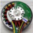 昊極6710/200W/36V盤式永磁三相直流無刷電機/馬達 有感帶霍爾 全金屬版