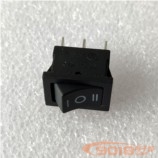 船型電源開關 3腳3檔 蹺板開關 機箱面板 儀器儀表配用 黑色