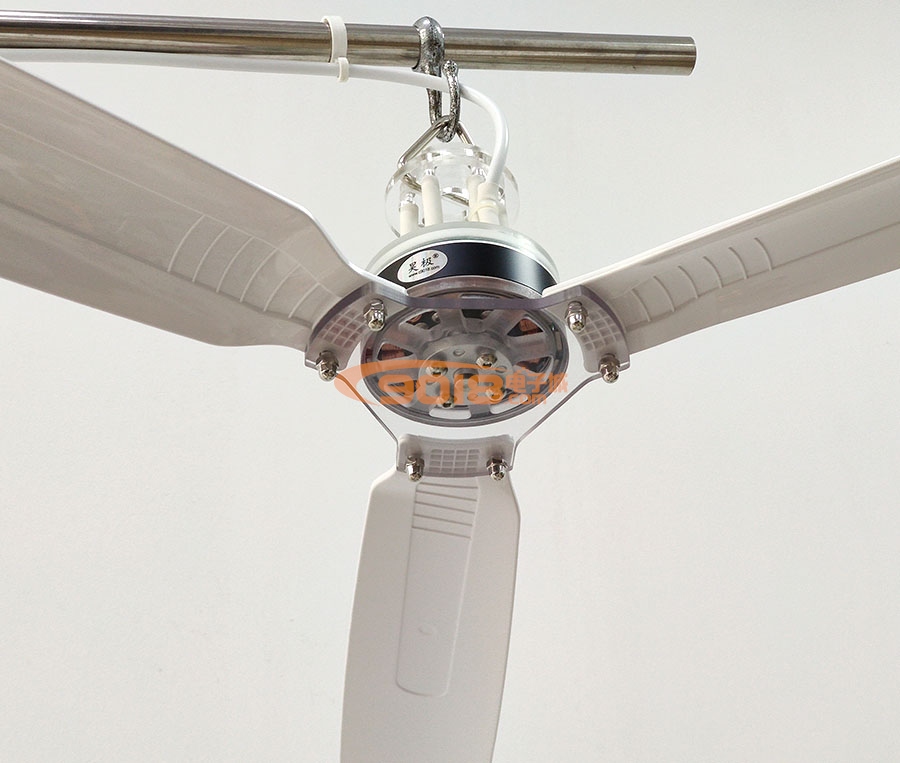 昊極700mm直流無刷電機微型吊扇 蚊帳微風電扇 可無級調速 12V靜音風扇 3葉片