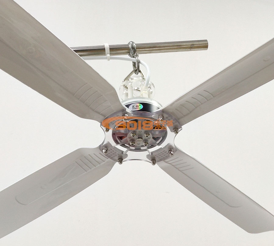 昊極700mm直流無刷電機微型吊扇 蚊帳微風電扇 可無級調速 12V靜音風扇 4葉片