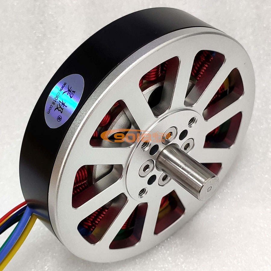 昊極8110/300W空心軸馬達 盤式扁平直流永磁三相無刷電機