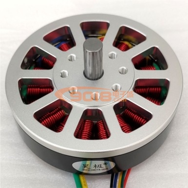 昊極6710/0.8Nm盤式永磁三相直流無刷電機/馬達 有感帶霍爾 全金屬版