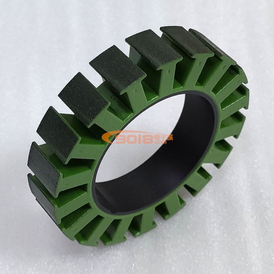 普通版6012盤式直流永磁外轉式馬達矽硅鋼片定子鐵芯 60*12mm 18槽 防水型