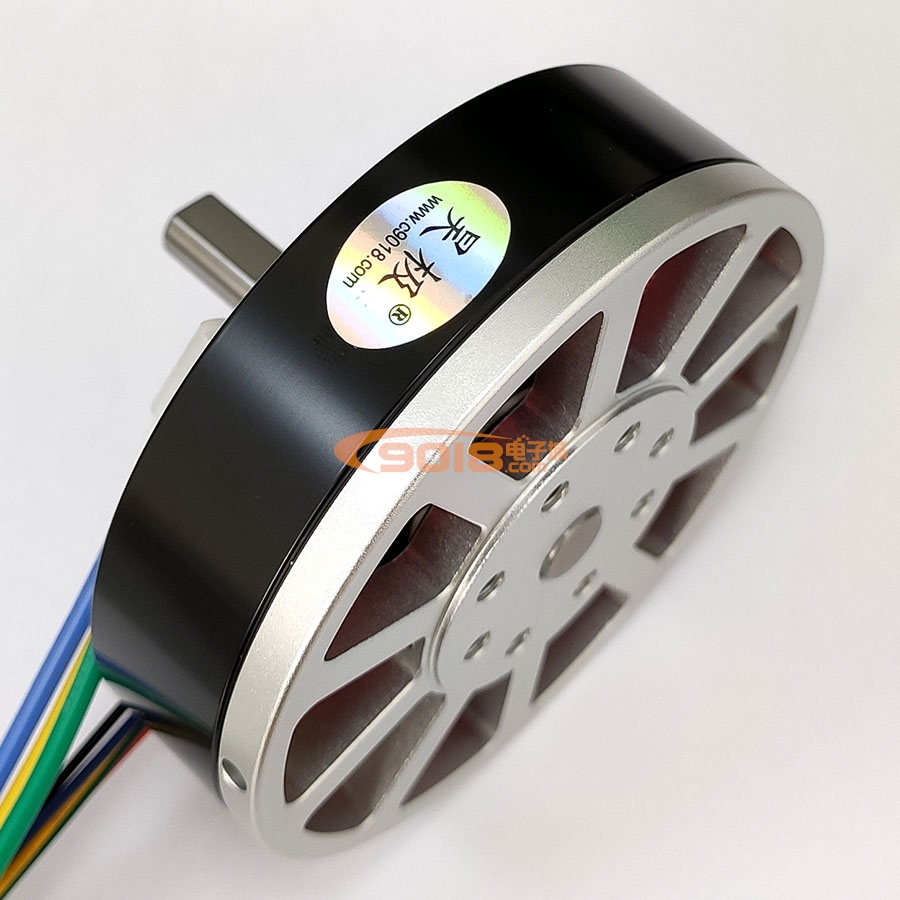 昊極6710/0.8Nm盤式永磁三相直流無刷電機/馬達 有感帶霍爾 全金屬版