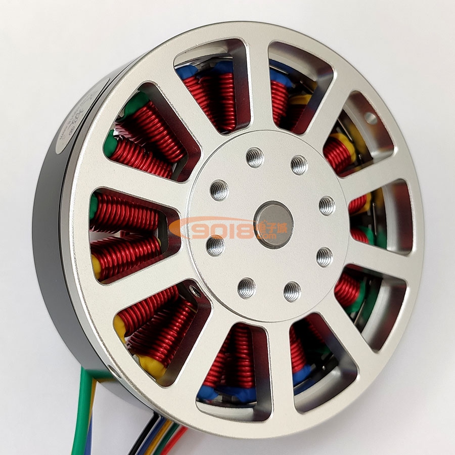 昊極6710/0.8Nm盤式永磁三相直流無刷電機/馬達 有感帶霍爾 全金屬版