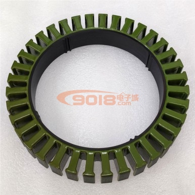 13720超大直徑直流無(wú)刷電機(jī) 盤式外轉(zhuǎn)式發(fā)電機(jī)定子矽硅鋼片鐵芯 137.6*100*20mm 36槽防水