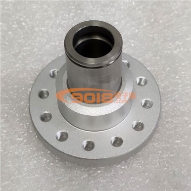 法蘭盤T型空心軸 無刷電機中空軸 不銹鋼軸 帶卡簧槽彈性擋圈