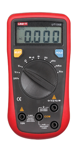 正品優利德自動量程數字萬用表UT136B 電容頻率占空比自動關機 正品優利德自動量程數字萬用表UT136B 電容頻率占空比自動關機