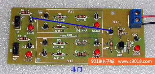 分立元件門電路電子制作套件/散件 分立元件門電路電子制作套件/散件