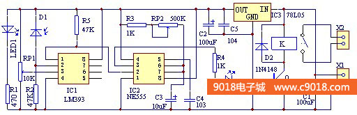 紅外洗手器電路電子制作套件/散件